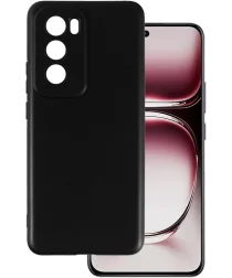 Oppo Reno 12 Pro Hoesje Dun TPU Back Cover Zwart