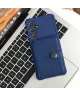 Samsung Galaxy S24 FE 3 in 1 Back Cover Portemonnee Hoesje Blauw