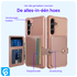 Samsung Galaxy S24 FE 3 in 1 Back Cover Portemonnee Hoesje Roze afbeelding 4