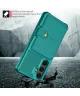 Samsung Galaxy S24 FE 3 in 1 Back Cover Portemonnee Hoesje Groen