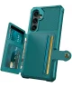 Samsung Galaxy S24 FE 3 in 1 Back Cover Portemonnee Hoesje Groen