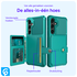 Samsung Galaxy S24 FE 3 in 1 Back Cover Portemonnee Hoesje Groen afbeelding 3