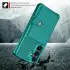 Samsung Galaxy S24 FE 3 in 1 Back Cover Portemonnee Hoesje Groen afbeelding 6