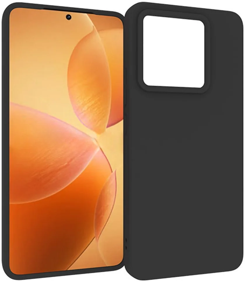 Xiaomi 14T Hoesje Dun TPU Back Cover Zwart afbeelding 1