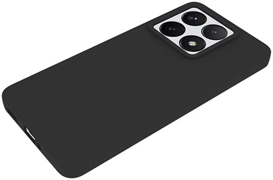 Xiaomi 14T Hoesje Dun TPU Back Cover Zwart afbeelding 3