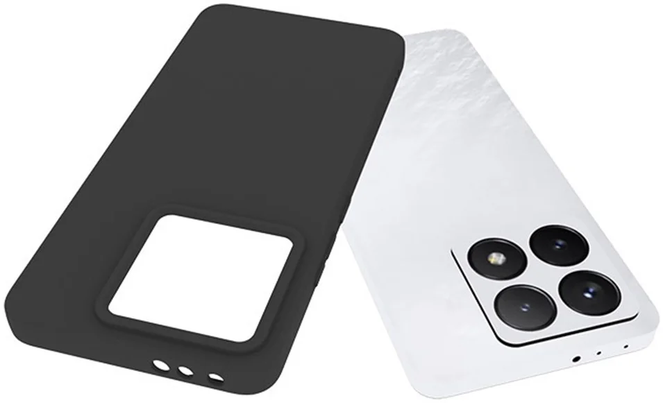 Xiaomi 14T Hoesje Dun TPU Back Cover Zwart afbeelding 4