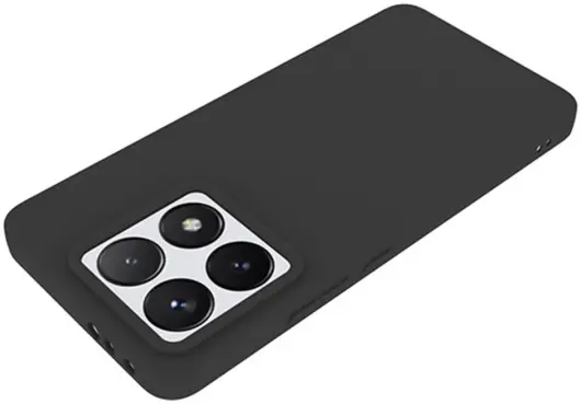 Xiaomi 14T Hoesje Dun TPU Back Cover Zwart afbeelding 2