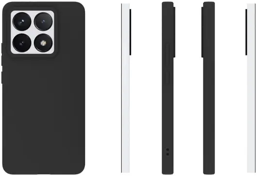 Xiaomi 14T Hoesje Dun TPU Back Cover Zwart afbeelding 5