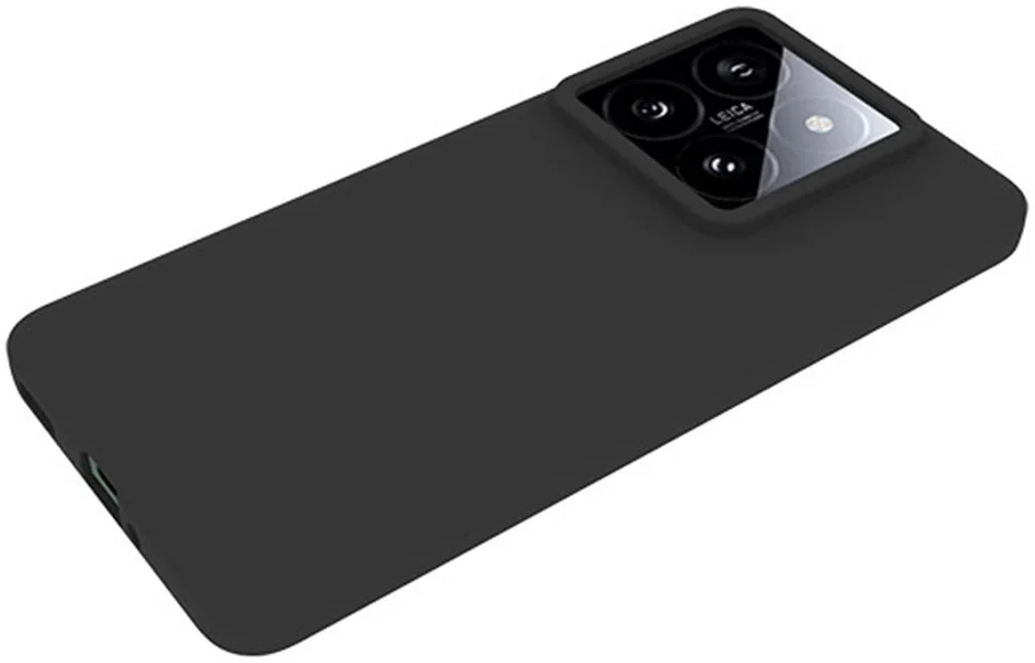 Xiaomi 14T Pro Hoesje Dun TPU Back Cover Zwart afbeelding 2