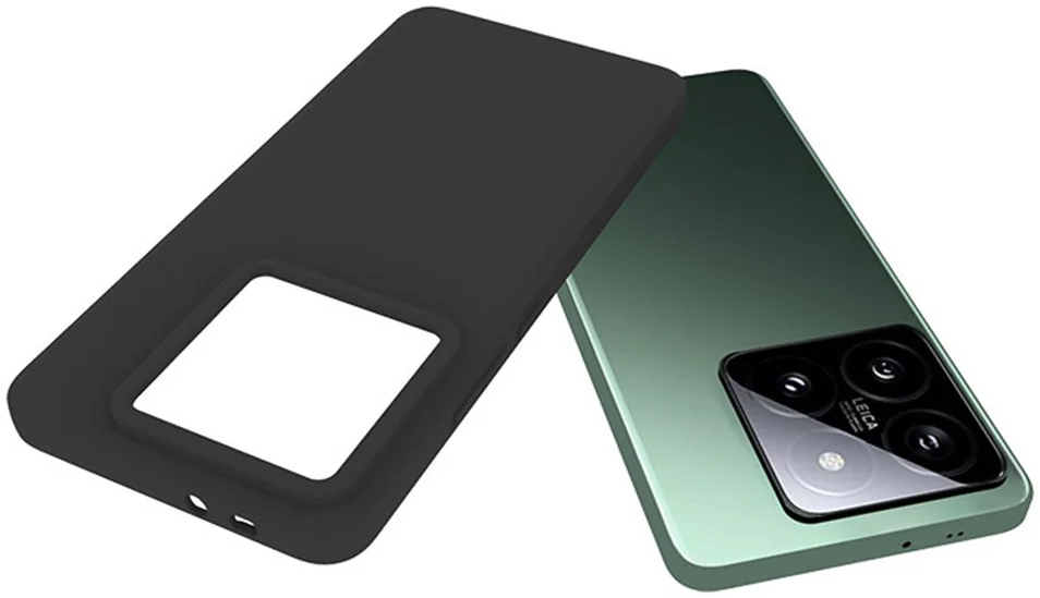 Xiaomi 14T Pro Hoesje Dun TPU Back Cover Zwart afbeelding 4