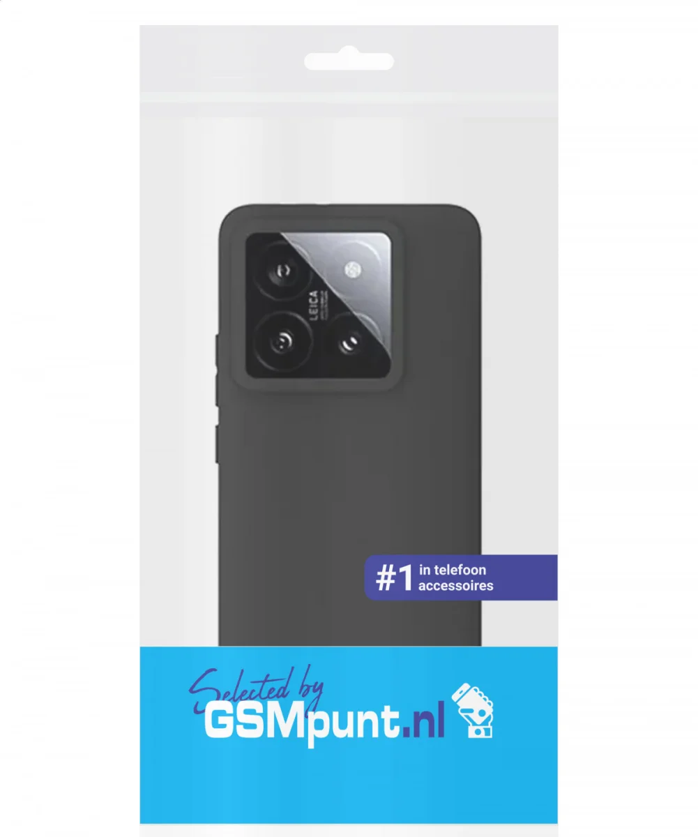 Xiaomi 14T Pro Hoesje Dun TPU Back Cover Zwart afbeelding 6