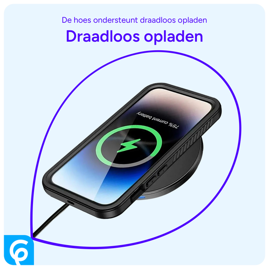 SBG Outdoor Case iPhone 16e Waterdicht Zwart afbeelding 4