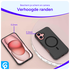 Apple iPhone 16 Hoesje Dual-Layer Hybride Back Cover met MagSafe Zwart afbeelding 3
