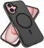 Apple iPhone 16 Hoesje Dual-Layer Hybride Back Cover met MagSafe Zwart afbeelding 7