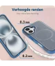 Apple iPhone 16 Hoesje Dual-Layer Hybride Back Cover met MagSafe Blauw