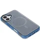 Apple iPhone 16 Hoesje Dual-Layer Hybride Back Cover met MagSafe Blauw