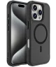 Apple iPhone 16 Pro Hoesje Dual-Layer Hybride Back Cover met MagSafe Zwart