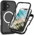 Apple iPhone 16 Plus Hoesje Full Protect 360° Cover met MagSafe Zwart afbeelding 1