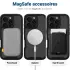 Apple iPhone 16 Pro Max Hoesje Full Protect 360° Cover met MagSafe Zwart afbeelding 3