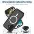 Apple iPhone 16 Pro Max Hoesje Full Protect 360° Cover met MagSafe Zwart afbeelding 4