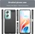 Oppo A79 Hoesje Geborsteld TPU Flexibele Back Cover Zwart afbeelding 2