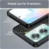 Oppo A79 Hoesje Geborsteld TPU Flexibele Back Cover Zwart afbeelding 6