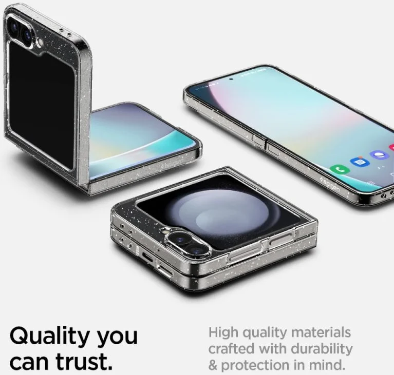 Spigen Air Skin Samsung Galaxy Z Flip 6 Hoesje Back Cover Crystal Quartz afbeelding 15