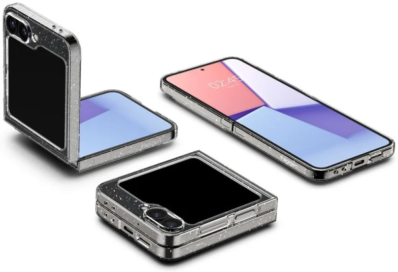 Spigen Air Skin Samsung Galaxy Z Flip 6 Hoesje Back Cover Crystal Quartz afbeelding 4