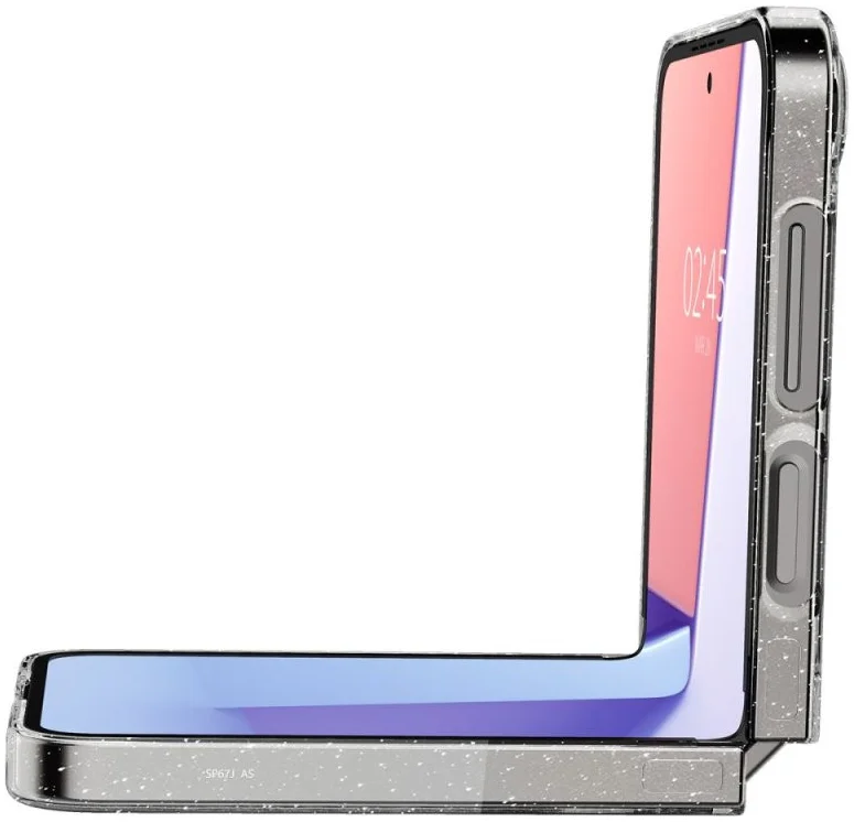 Spigen Air Skin Samsung Galaxy Z Flip 6 Hoesje Back Cover Crystal Quartz afbeelding 6