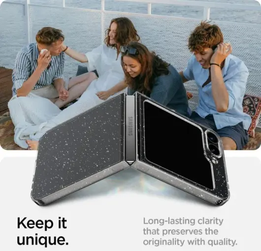 Spigen Air Skin Samsung Galaxy Z Flip 6 Hoesje Back Cover Crystal Quartz afbeelding 13