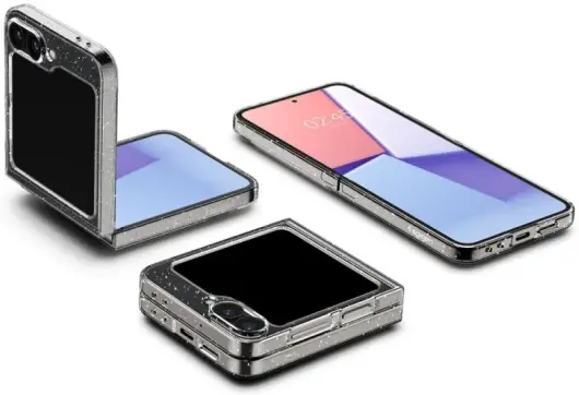 Spigen Air Skin Samsung Galaxy Z Flip 6 Hoesje Back Cover Crystal Quartz afbeelding 4