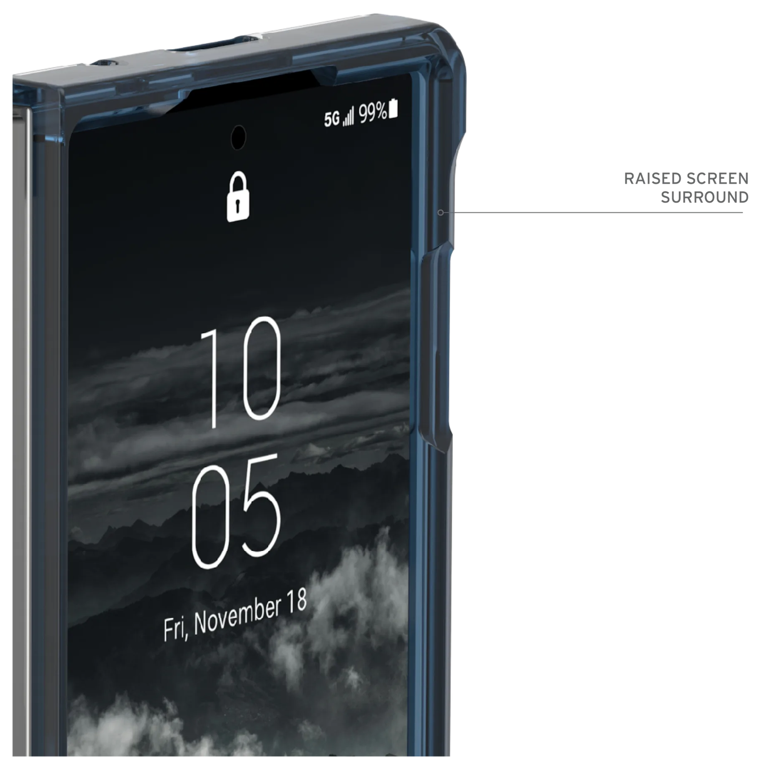 Urban Armor Gear Plyo Samsung Galaxy Z Fold 6 Hoesje Transparant afbeelding 9