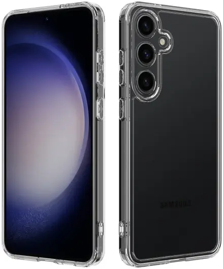 Samsung Galaxy M55 Hoesje Dun TPU Back Cover Transparant afbeelding 2