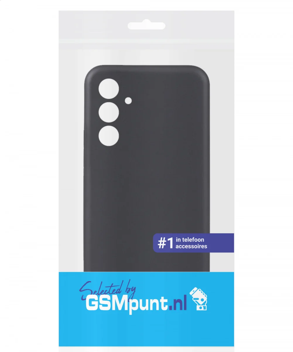 Samsung Galaxy M55 Hoesje Dun TPU Back Cover Zwart afbeelding 8