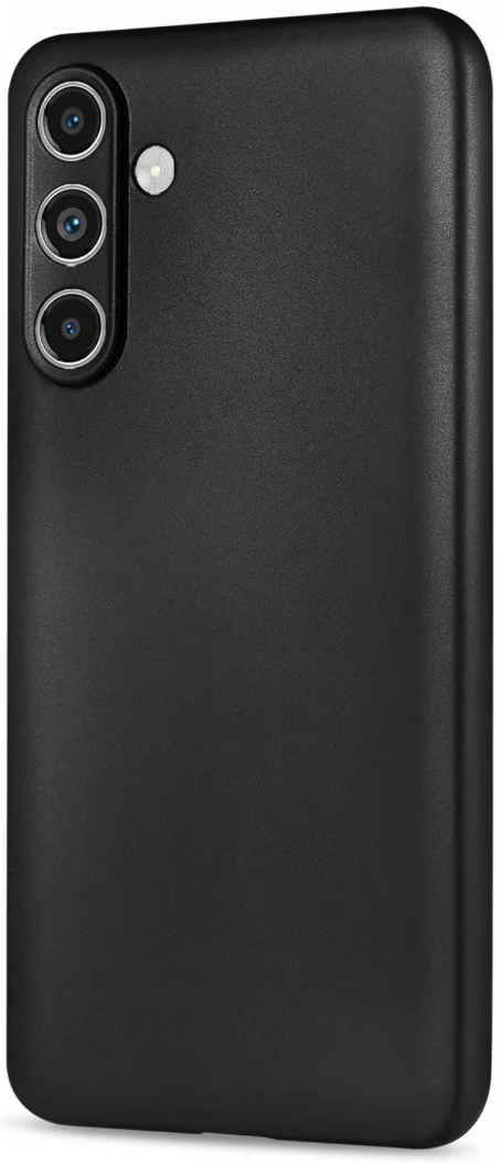Samsung Galaxy M55 Hoesje Dun TPU Back Cover Zwart afbeelding 5