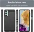 Samsung Galaxy M55 Hoesje Geborsteld TPU Flexibele Back Cover Zwart afbeelding 5
