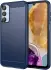Samsung Galaxy M55 Hoesje Geborsteld TPU Flexibele Back Cover Blauw afbeelding 1