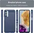 Samsung Galaxy M55 Hoesje Geborsteld TPU Flexibele Back Cover Blauw afbeelding 6