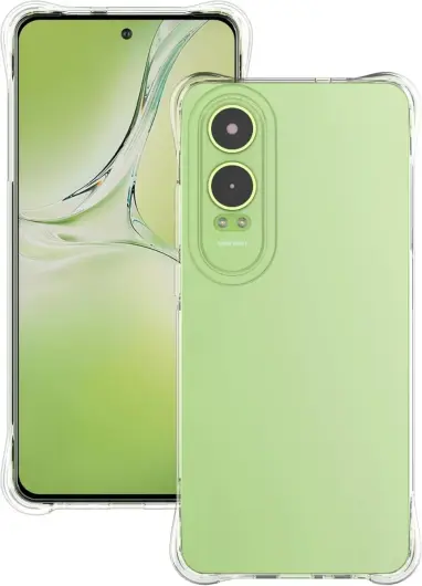 OnePlus Nord CE 4 Lite Hoesje Schokbestendig en Dun TPU Back Cover Transparant afbeelding 1