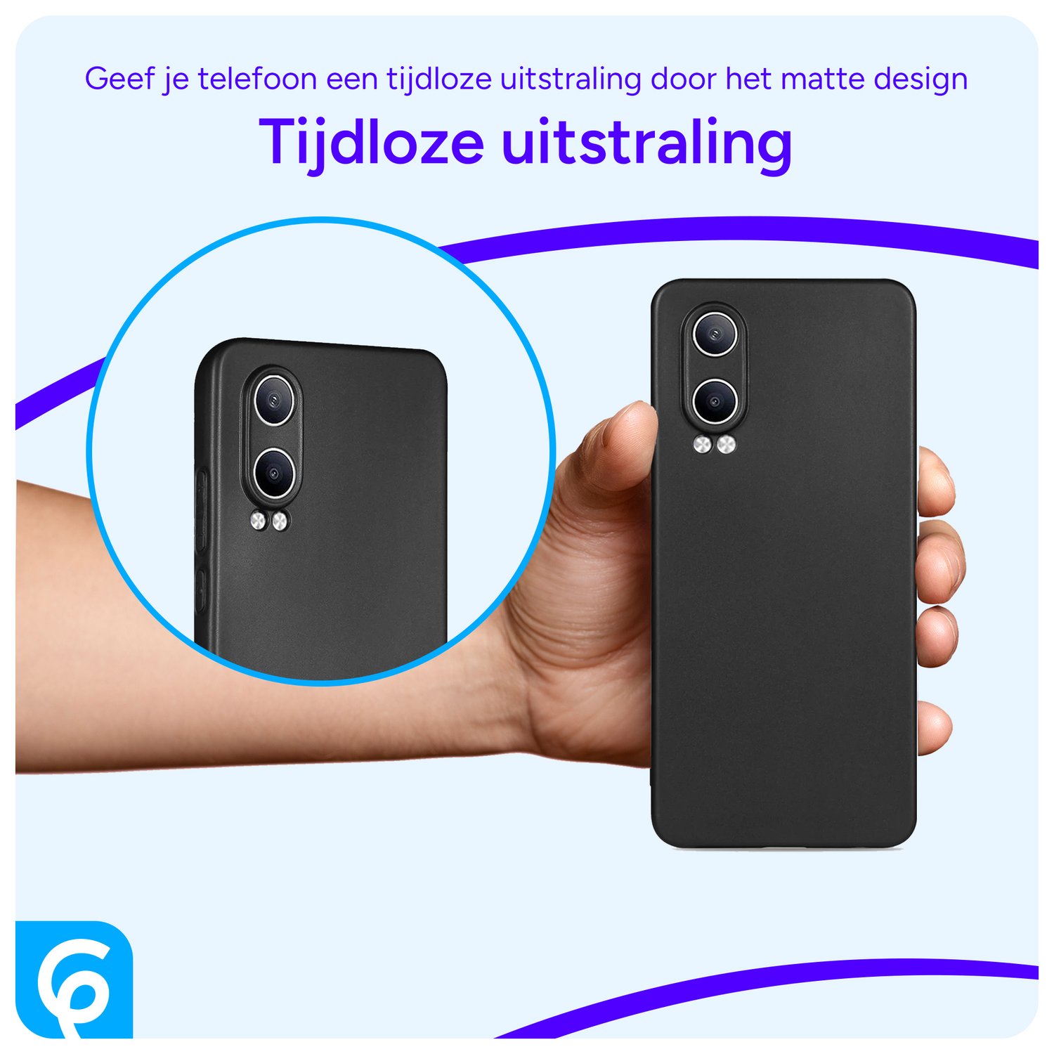 OnePlus Nord CE 4 Lite Hoesje Dun TPU Back Cover Zwart afbeelding 3