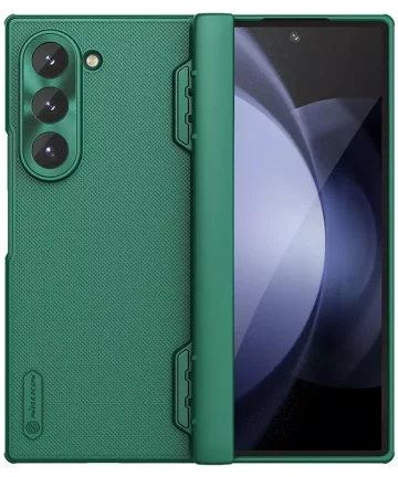 Nillkin Super Frosted Shield Samsung Galaxy Z Fold 6 Hoesje Back Cover Groen Hoesjes