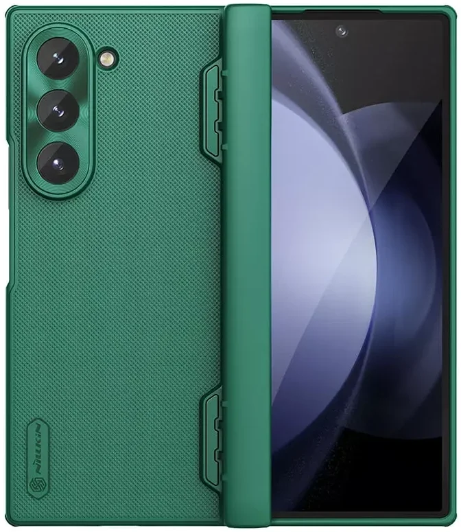 Nillkin Super Frosted Shield Samsung Galaxy Z Fold 6 Hoesje Back Cover Groen afbeelding 1