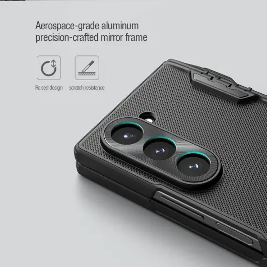 Nillkin Super Frosted Shield Samsung Galaxy Z Fold 6 Hoesje Back Cover Groen afbeelding 4