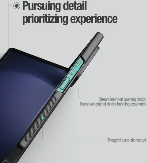 Nillkin Super Frosted Shield Samsung Galaxy Z Fold 6 Hoesje Back Cover Groen afbeelding 5