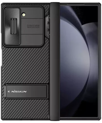 Nillkin CamShield Samsung Galaxy Z Fold 6 Hoesje met Kickstand Zwart Hoesjes