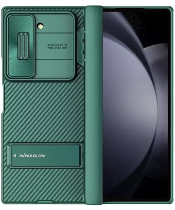 Nillkin CamShield Samsung Galaxy Z Fold 6 Hoesje met Kickstand Groen Hoesjes