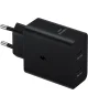 Originele Samsung 50W Power Adapter Duo met USB-C Kabel 1.8 Meter 5A Zwart