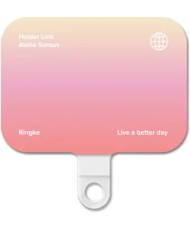 Ringke Holder Link Strap - Houder voor Bevestiging Telefoonkoorden Aloha Sunset