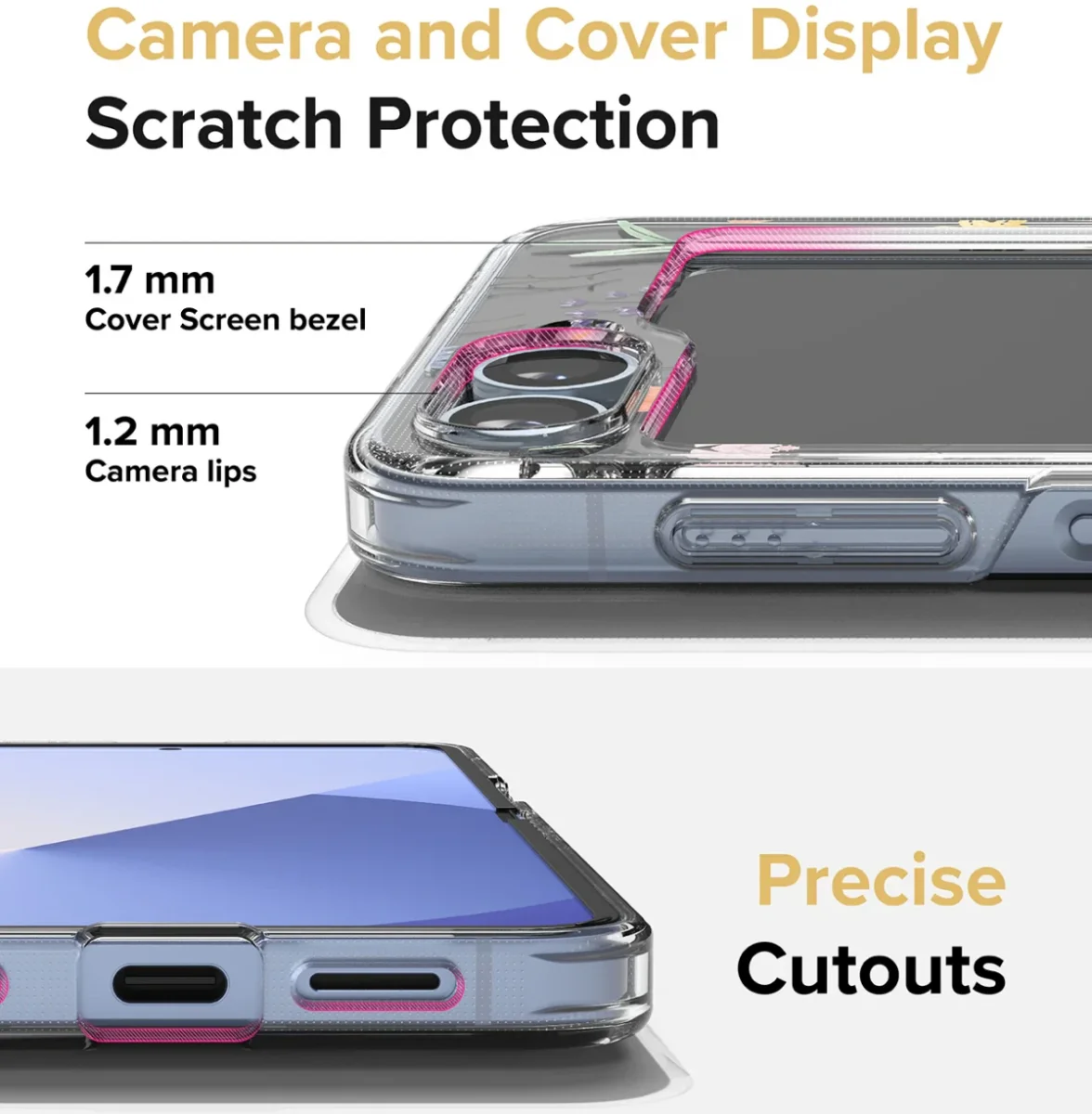 Ringke Fusion Design Samsung Galaxy Z Flip 6 Hoesje Back Cover Dry Flowers afbeelding 10