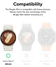 Ringke Slim Hoesje + Tempered Glass - Samsung Galaxy Watch 7 40MM - Transparant